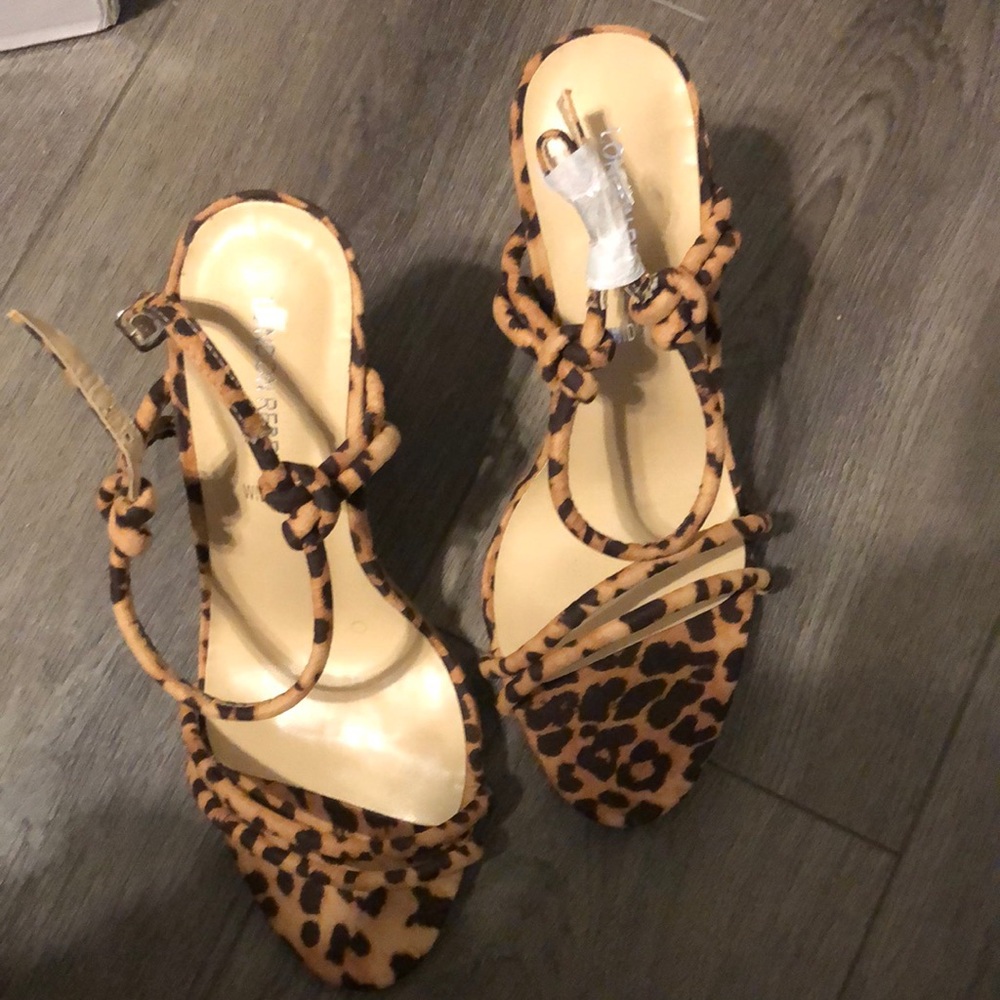 Leopard Print Heels - image 1